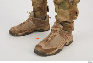 Waylon Crosby Army Pose A details of uniform leg shoes…